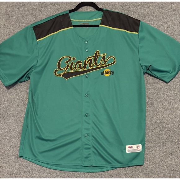 True Fan Other - Vintage SF Giants Green Alternate Jersey True Fan Y2K MLB Button-Up Men's 2XL